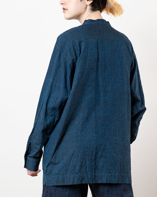 Simple shirt | Kimono long sleeve Shirt |  by Tsuruto｜Kimono-fuku custom ordering